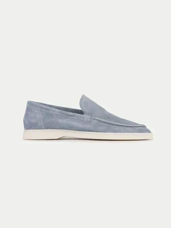 Classic Suede Loafer Baby Blue