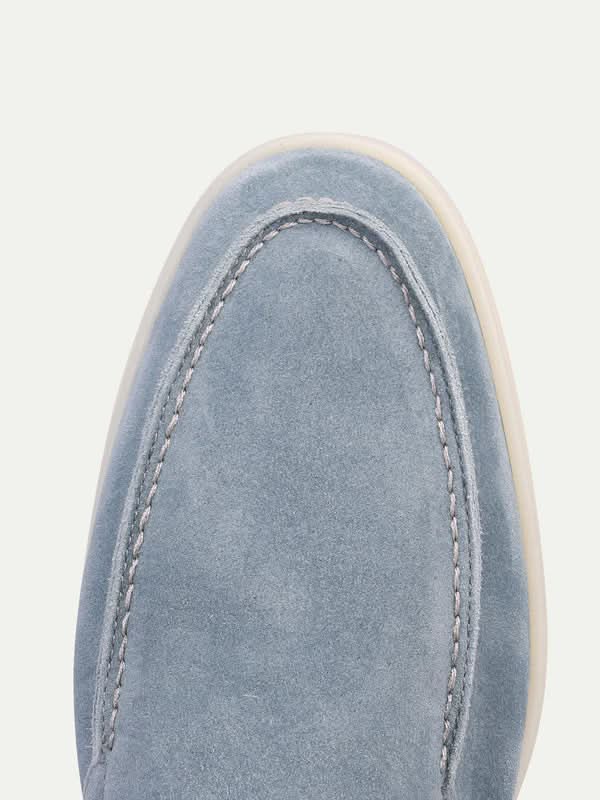 Classic Suede Loafer Baby Blue