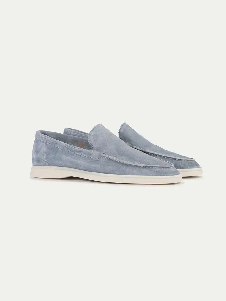 Classic Suede Loafer Baby Blue