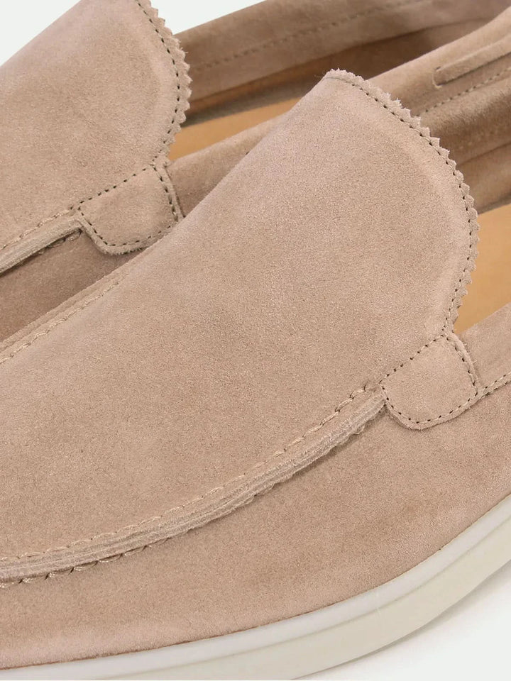 Classic Suede Loafer Beige