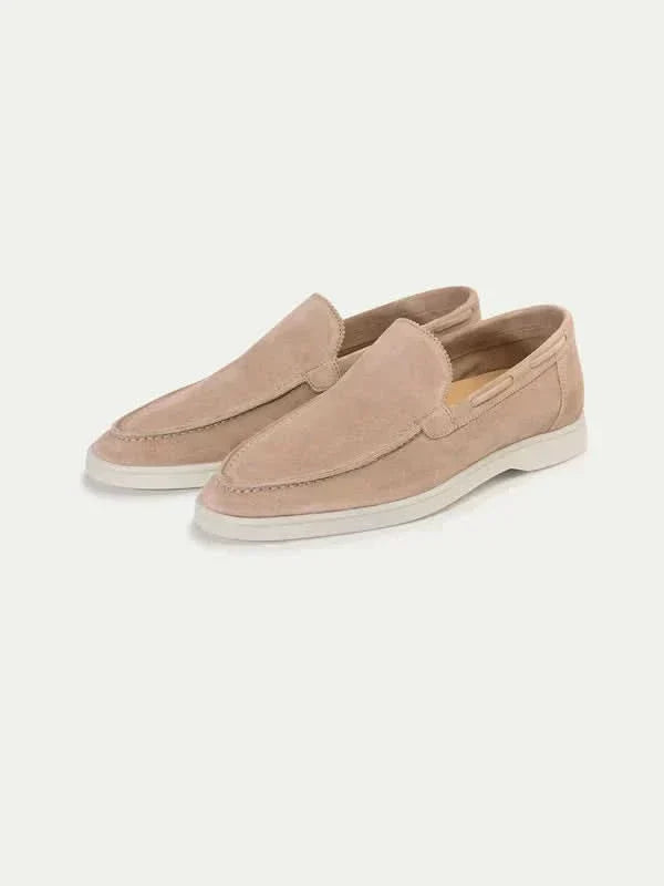 Classic Suede Loafer Beige