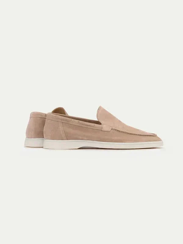 Classic Suede Loafer Beige