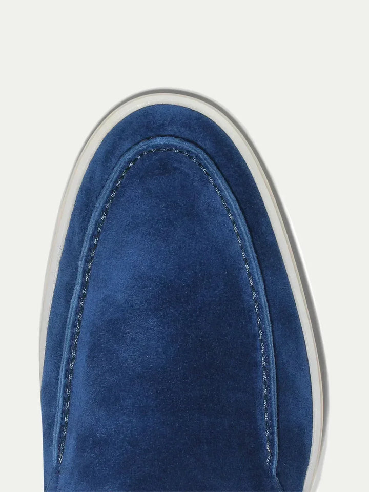 Classic Suede Loafer Berry Blue