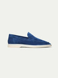 Classic Suede Loafer Berry Blue