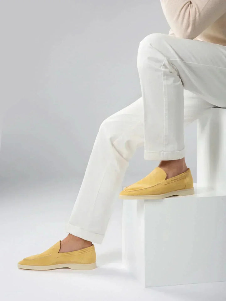 Classic Suede Loafer Citrus Yellow