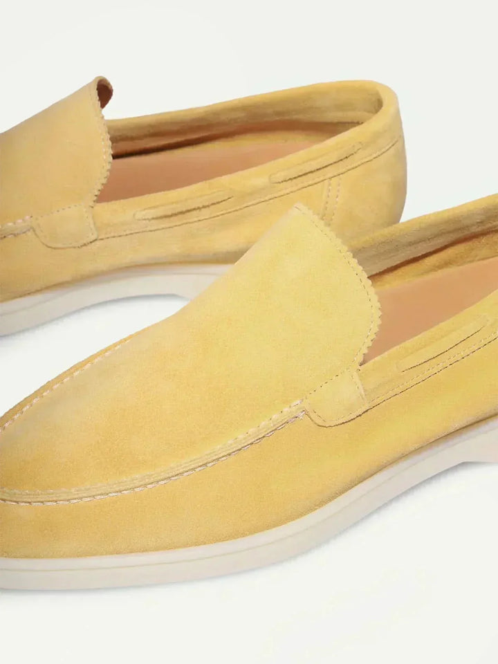 Classic Suede Loafer Citrus Yellow