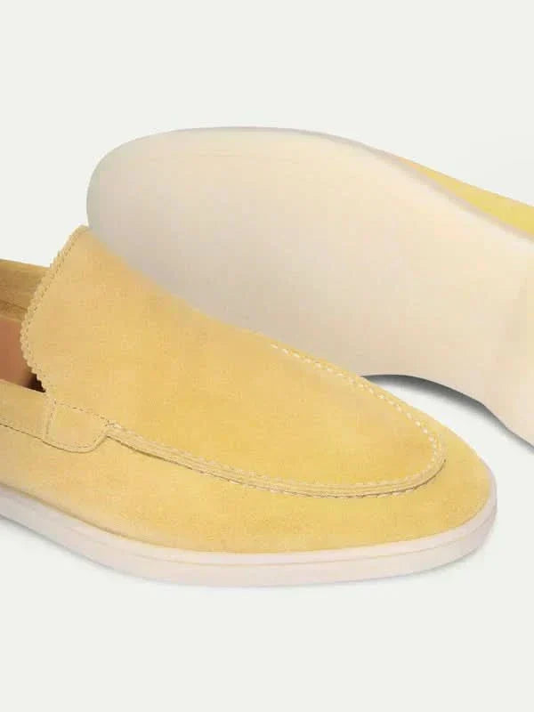 Classic Suede Loafer Citrus Yellow