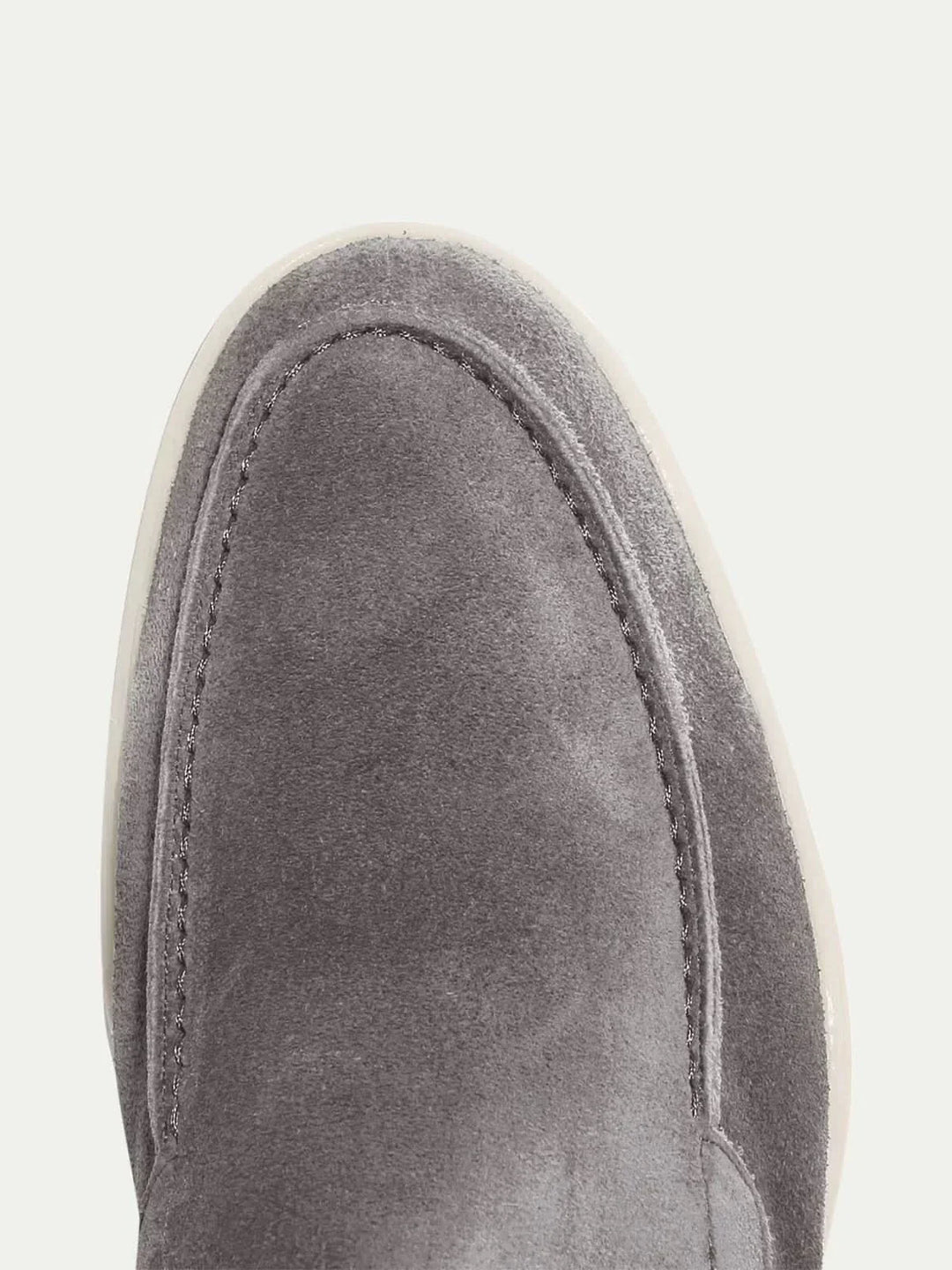 Classic Suede Loafer Grey