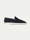 Classic Suede Loafer Navy Blue