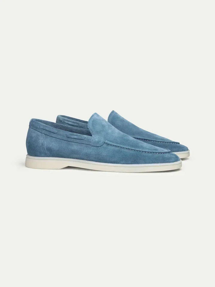 Classic Suede Loafer Ocean Blue