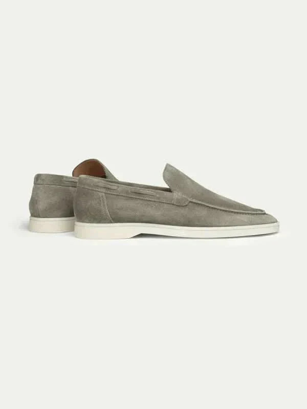 Classic Suede Loafer Olive Green