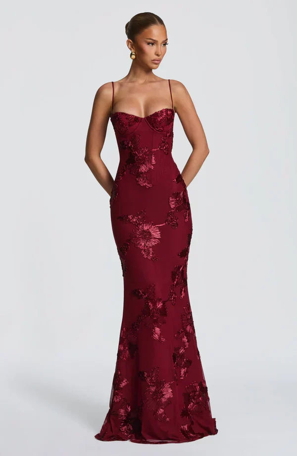 Aveline - Floral Corset Dress