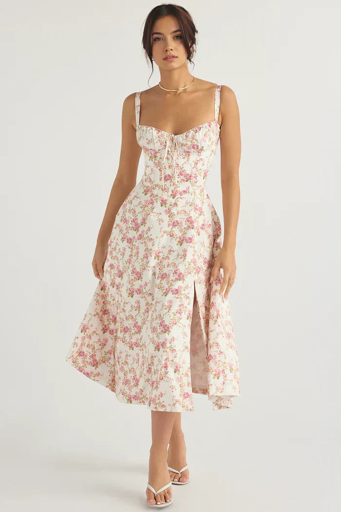 AURORA - CORSET MIDI DRESS