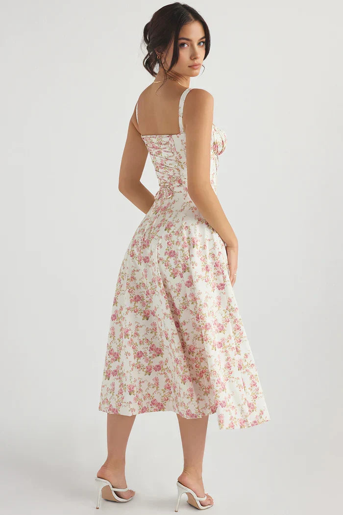 AURORA - CORSET MIDI DRESS